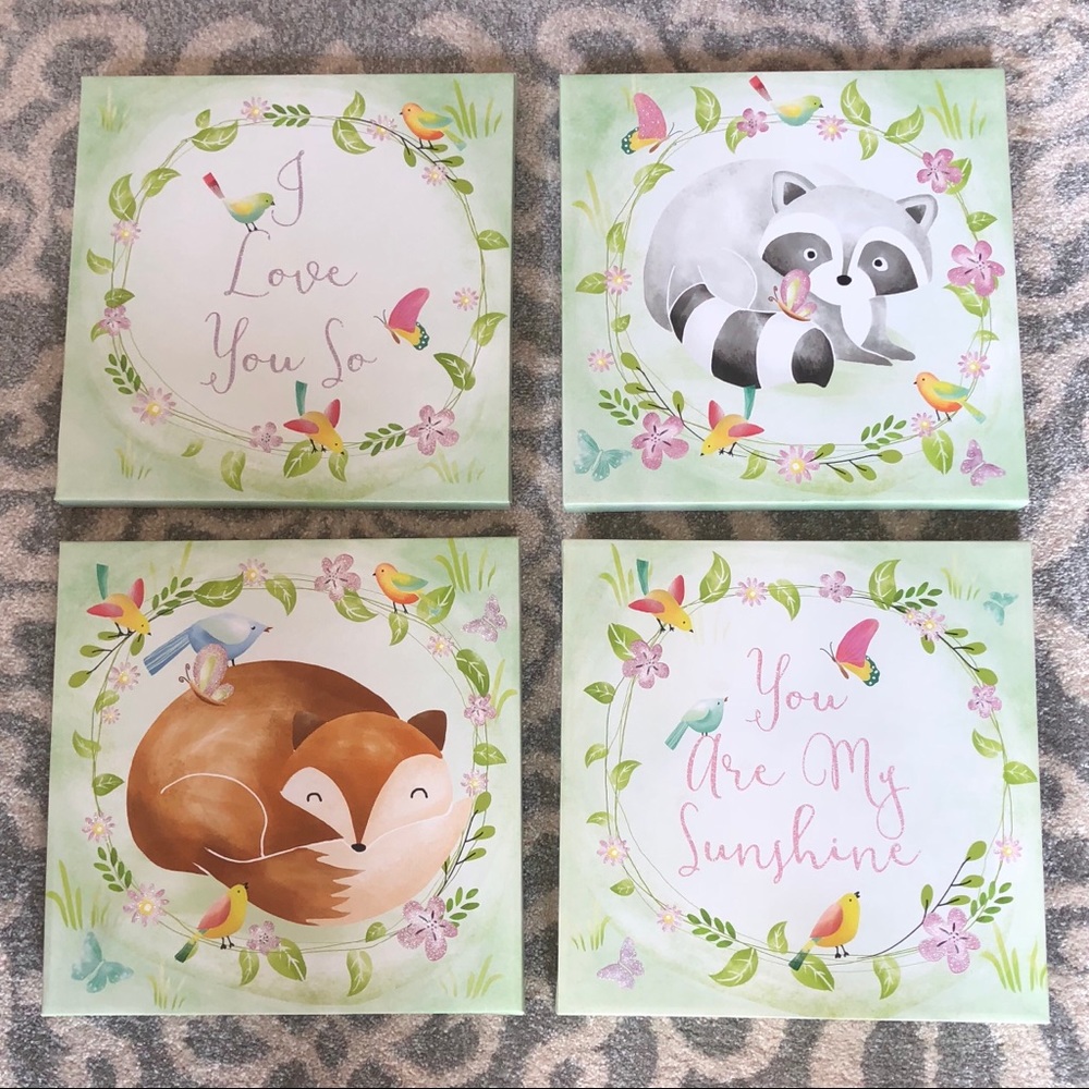 Kids Animal Art Wall Decor